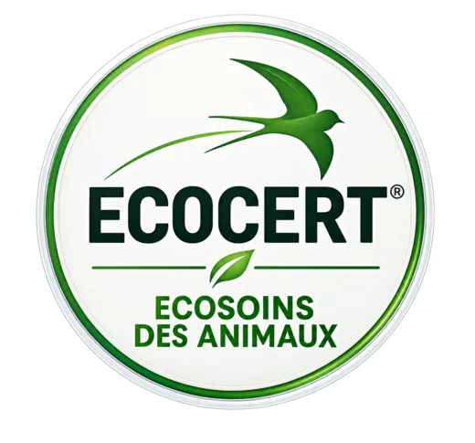 Label ECOCERT Écosoins des animaux